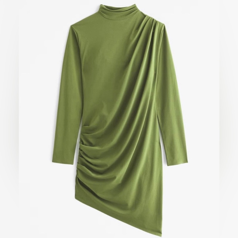 Abercrombie and Fitch Women's
Vol. 28 Long-Sleeve Draped Mini Dress